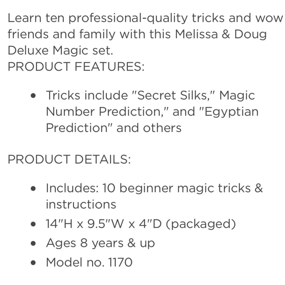 Melissa & Doug Magic Trick Set with Blue Starry Boxes and Multicolor Props